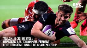 Toulon 19-32 Bristol : Dépassés, les Toulonnais perdent leur 3e finale de Challenge cup