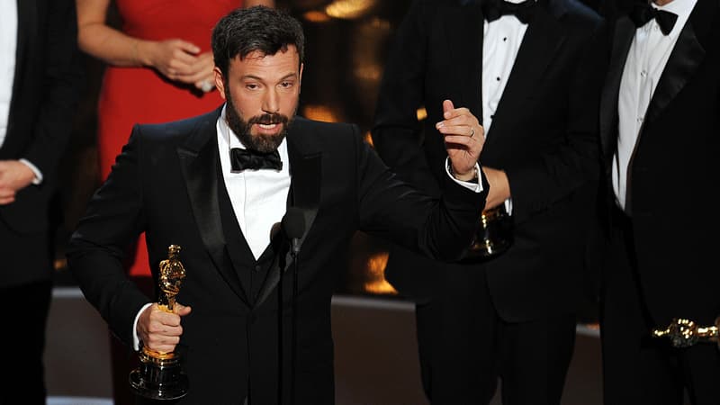 L'acteur et réalisateur américain Ben Affleck, récompensé pour son film Argo, sacré meilleur film.