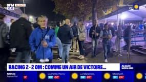 Match Strasbourg-OM: un goût de victoire pour les supporters malgré le match nul