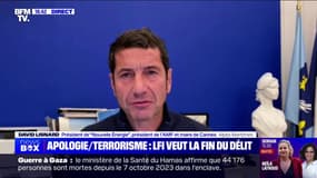 "C'est un coup de communication, qui s'inscrit dans un contexte sordide": David Lisnard, maire de Cannes, réagit à la proposition de suppression du délit d'apologie du terrorisme portée par LFI