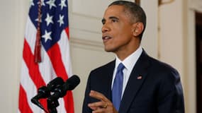 Le président américain Barack Obama, lors de son allocution solennelle depuis la Maison Blanche sur son plan sur l'immigration clandestine, ce jeudi.