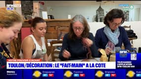 Toulon: un atelier pour faire à la main sa décoration