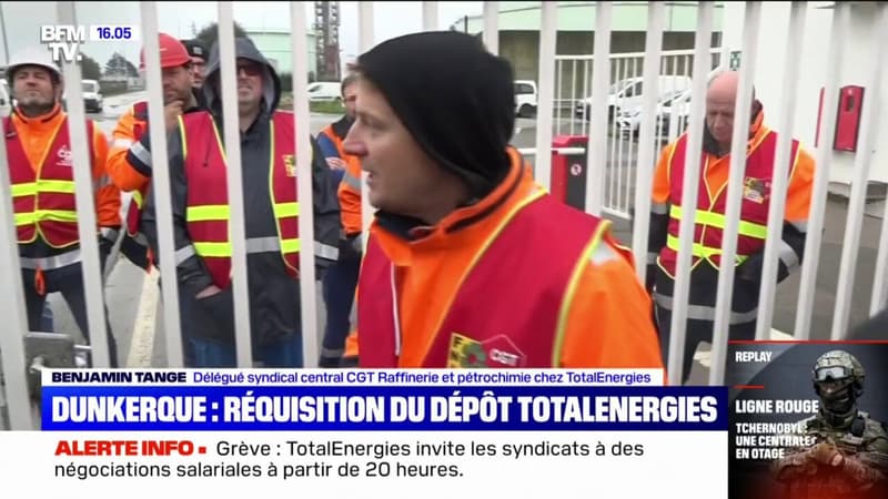 TotalEnergies: les salariés réquisitionnés à Dunkerque ont pris leur poste