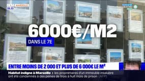 Marseille: les prix de l'immobilier repartent à la hausse, jusqu'à 6000 euros le m²