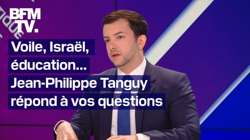 Voile, Israël/Palestine, éducation... Jean-Philippe Tanguy répond à vos questions dans La Capsule de BFM Politique