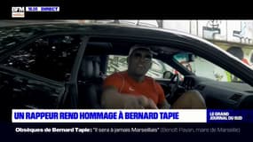 Hommage à Bernard Tapie: un rappeur lui rend hommage