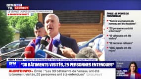 Disparition d'Émile: "Nous sommes au même point qu'avant hier et ce n'est pas faute d'avoir multiplié les investigations", affirme le procureur de la République de Digne-les-Bains 