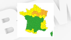Le bulletin de vigilance de Météo-France mercredi 14 décembre à 16h