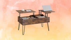 Foncez chez Amazon et profitez de la promo de la rentrée sur cette table basse relevable