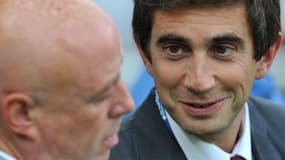 Yann Roubert (à droite), président du LOU