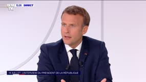 Emmanuel Macron: "On était en train de gagner la bataille contre le chômage de masse"