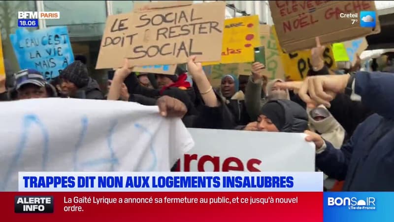 Trappes: habitants et élus se mobilisent contre un bailleur social en raison de logements insalubres