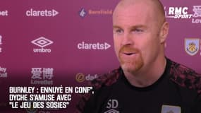 Burnley : Ennuyé par les questions en conf", Dyche s'amuse avec "le jeu des sosies"