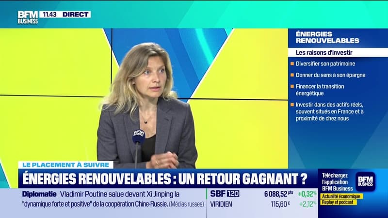 Le placement à suivre : Énergies renouvelables, un retour gagnant ? - 20/05