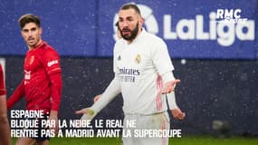Espagne : Bloqué par la neige, le Real ne rentre pas à Madrid avant la Supercoupe 