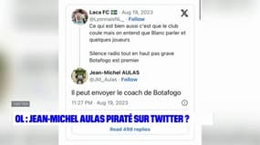 OL: Jean-Michel Aulas piraté sur Twitter?