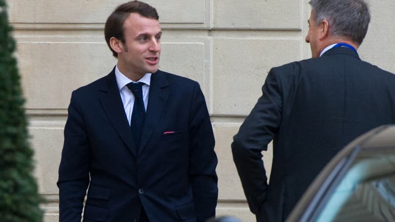 Le nouveau ministre de l'Economie, de l'Industrie et du Numérique Emmanuel Macron