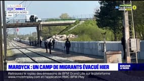 Nord: quelques centaines de migrants évacués d'un campement à Mardyck
