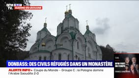 Guerre en Ukraine: dans le Donbass, des civils trouvent refuge dans un monastère