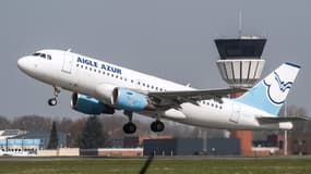 Un avion de la compagnie Aigle Azur. 