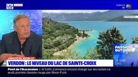 Verdon: quel est le niveau du lac de Sainte-Croix?