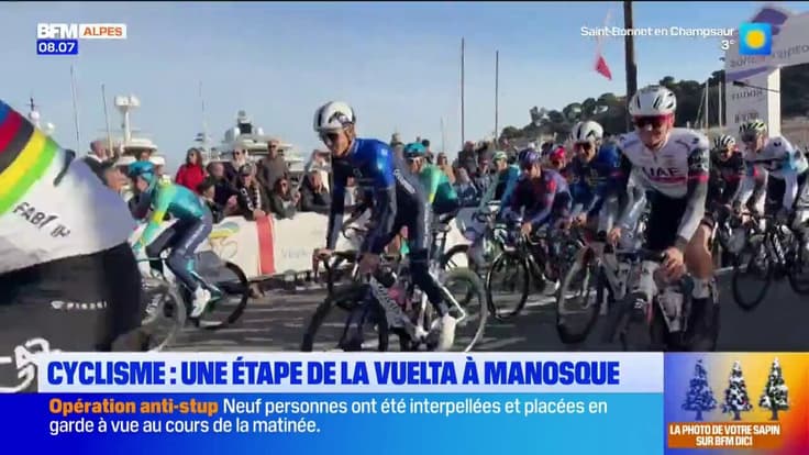 Cyclisme : une étape de la Vuelta, le tour d'Espagne, à Manosque