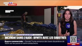 Incendie dans l'Aude: le village de Talairan, point de refuge pour les personnes sinistrées par le feu