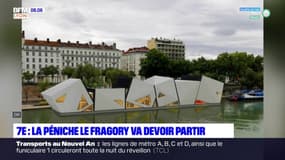 Lyon: la péniche Le Fragory va devoir partir