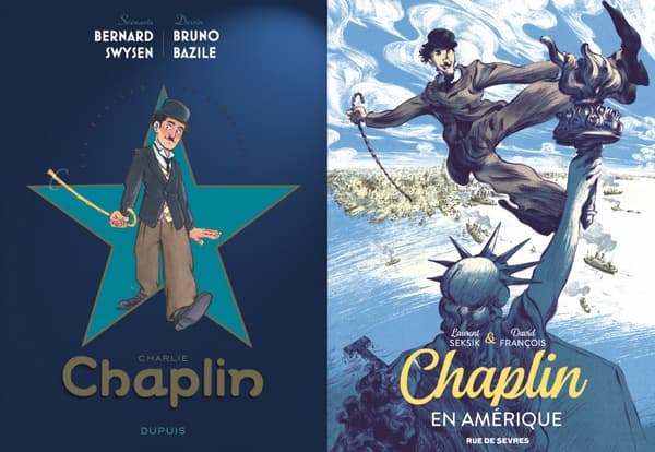 Deux BD consacrées à Charlie Chaplin