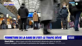 Fermeture de la Gare de l'Est: le trafic dévié vers la gare du Nord ce week-end