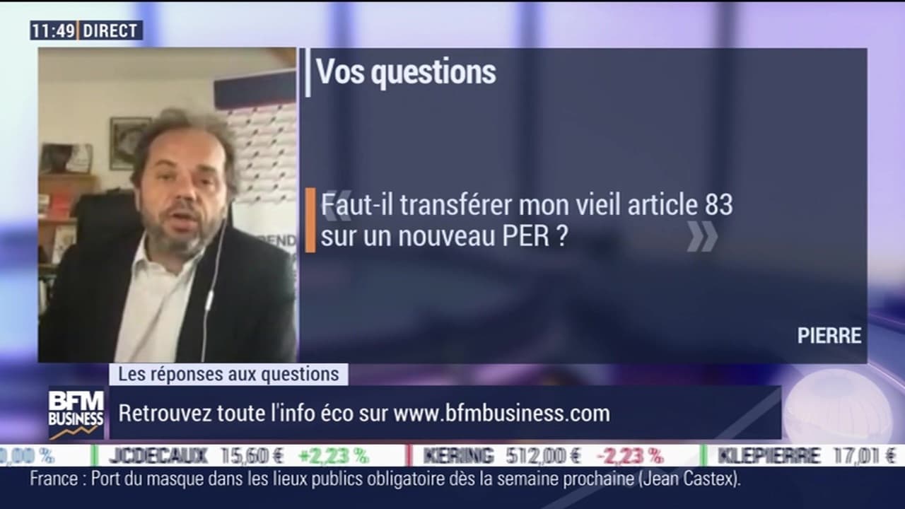 Les questions : Faut-il transférer mon vieil article 83 sur un nouveau ...