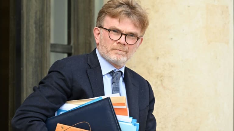 Le ministre de l'Agriculture Marc Fesneau à l'Elysée, le 16 mai 2023