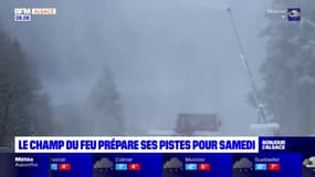 Bas-Rhin: le Champ du Feu prépare ses pistes pour le début de la saison