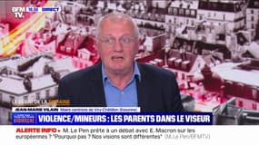 Jean-Marie Vilain (maire centriste de Viry-Châtillon dans l'Essonne): "Ce n'est pas tant parce qu'un enfant a fait une connerie qu'on devrait couper les vivres, c'est surtout parce que les parents ne jouent pas le jeu"