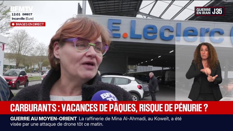 Hausse des prix des carburants: "la pénurie d'essence, ce sont les gens qui la créent", déclare une automobiliste