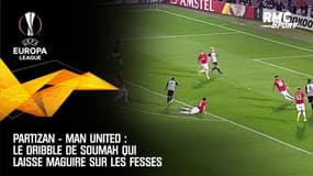 Partizan - Man United : Le dribble de Soumah qui laisse Maguire sur les fesses