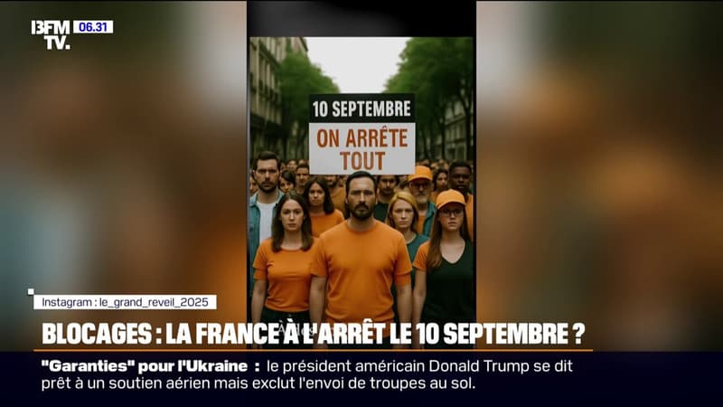 Ce que l'on sait sur le mouvement contestataire du 10 septembre prochain qui appelle à manifester et à paralyser le pays
