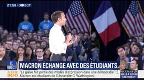 Macron aux étudiants américains: "La grève fait partie des modes d'expression dans une démocratie"