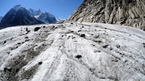 Photo prise près de Chamonix dans le massif du Mont-Blanc en septembre 2012 (image d'illustration)