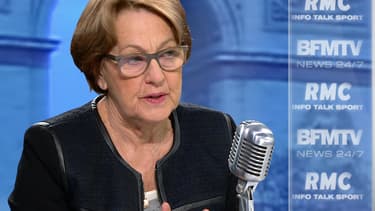 La ministre Marylise Lebranchu sur le plateau de BFMTV-RMC, le 19 janvier 2016.