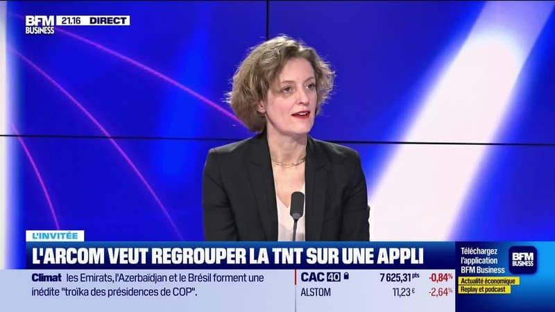 Juliette Théry (Arcom) : L'Arcom veut regrouper les chaînes de la TNT dans une application commune - 13/02