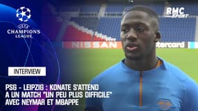 PSG-Leipzig : Konaté s'attend à un match "un peu plus difficile" avec Neymar et Mbappé