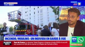 Incendie mortel aux Moulins: l'enquête se poursuit, une personne en garde à vue
