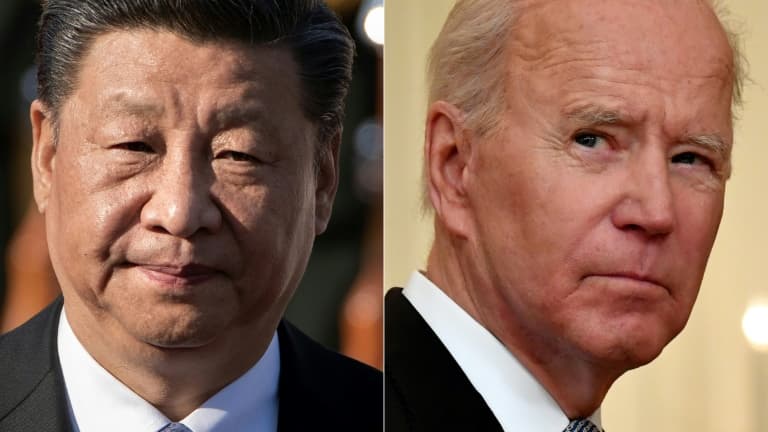 Xi Jinping et Joe Biden 