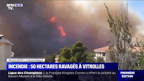 Incendie à Vitrolles: 50 hectares ont été ravagés par les flammes