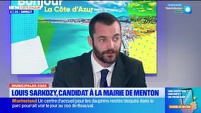 Louis Sarkozy, candidat à la mairie de Menton : "ma seule vocation c'est d'être maire de Menton"
