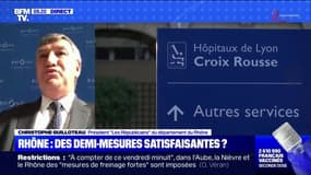 Restrictions dans le Rhône: le président du département dénonce des "mesurettes"