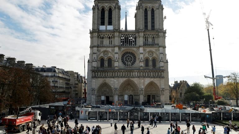 Notre-Dame de Paris le 21 octobre 2024.
