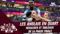 Coupe du monde 2022 : L'Angleterre rejoint les Bleus en quart, résultats et tableaux 