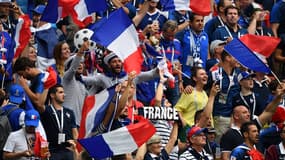 Les supporters de l'équipe de France 